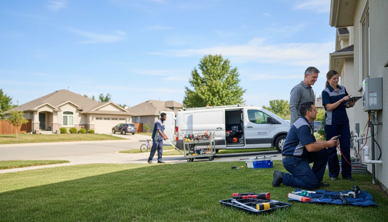 Tankless water heater service in Hannah, ND